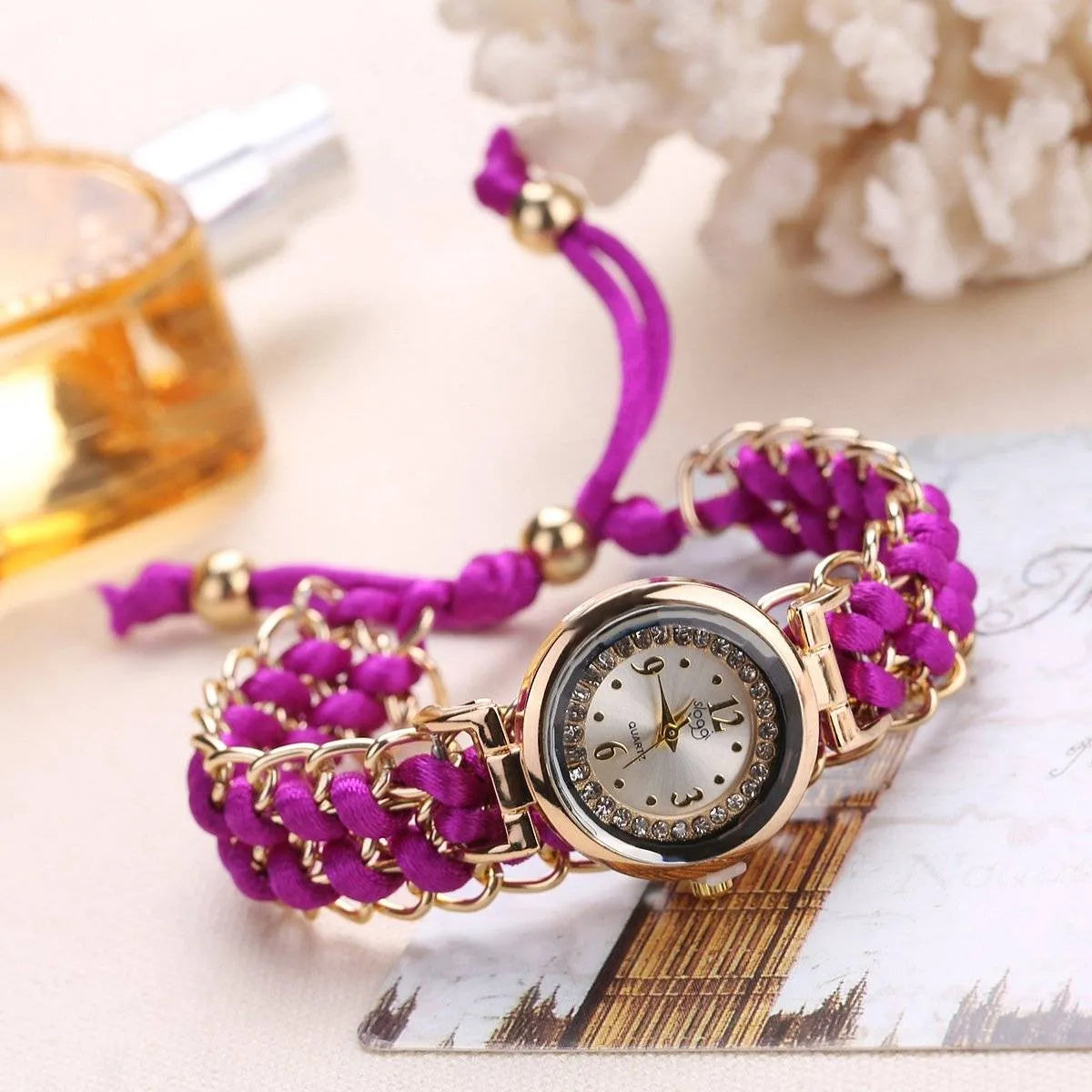 Watch Bracelet Stylish For Girls