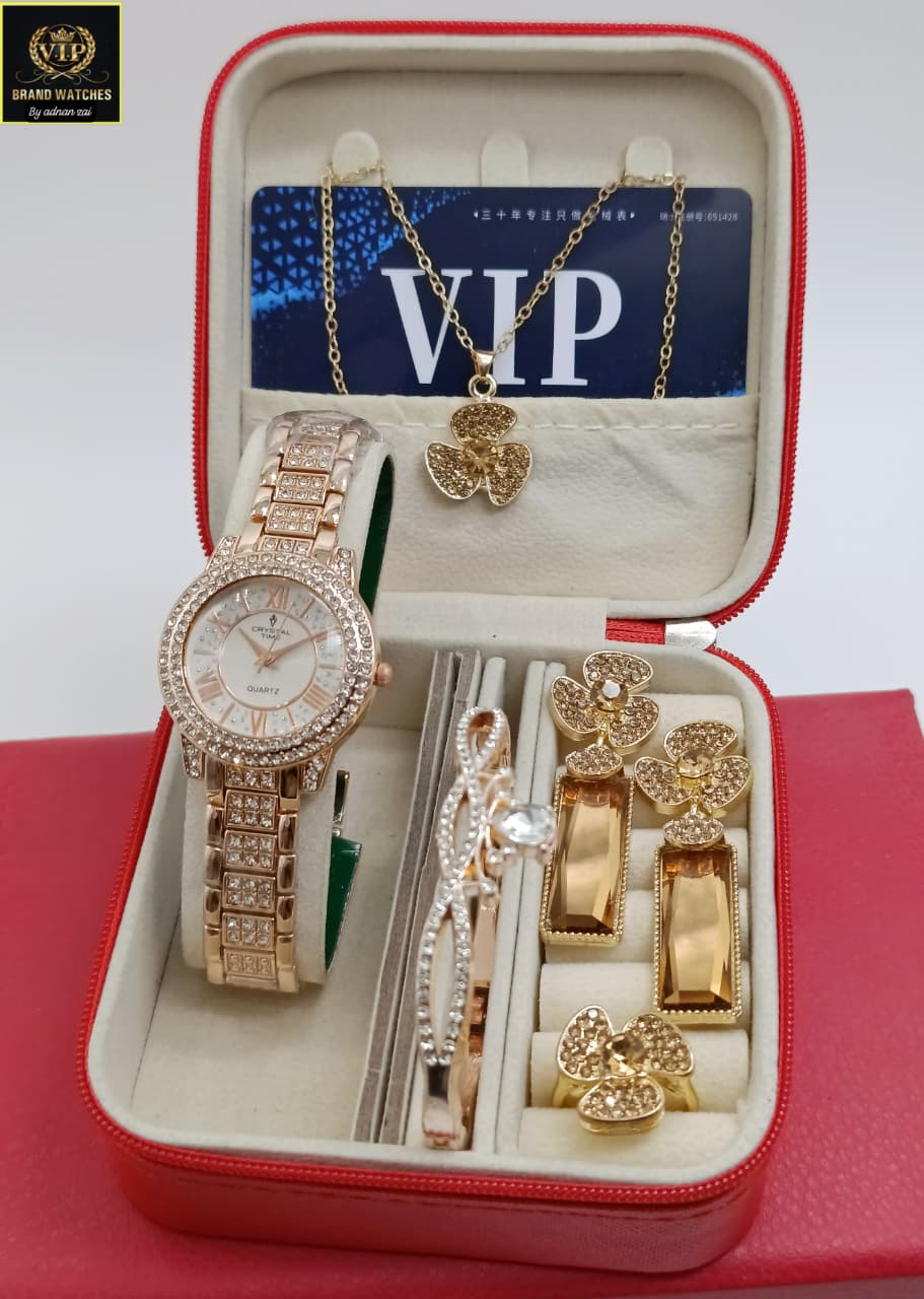 Girls Crystal Diamonds Stone Watch